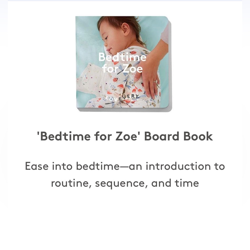 LovEvery Bedtime for Zoe board book